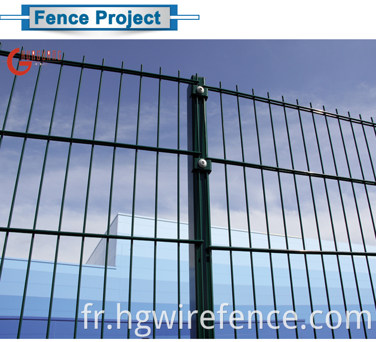 2020 Produit de vente chaude chinoise Antirust Powder revêtu de poudre 656 Double fil Fence